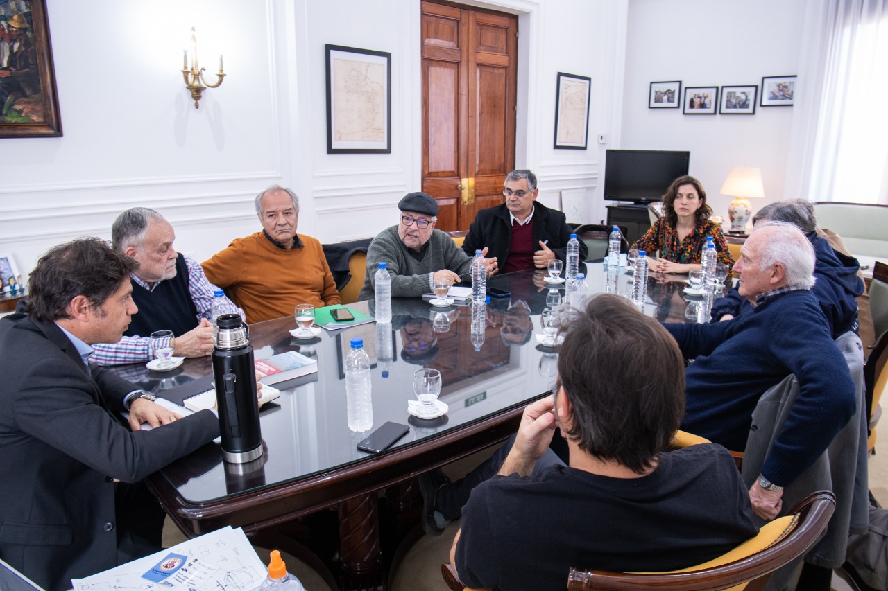 Kicillof reunión canal Magdalena