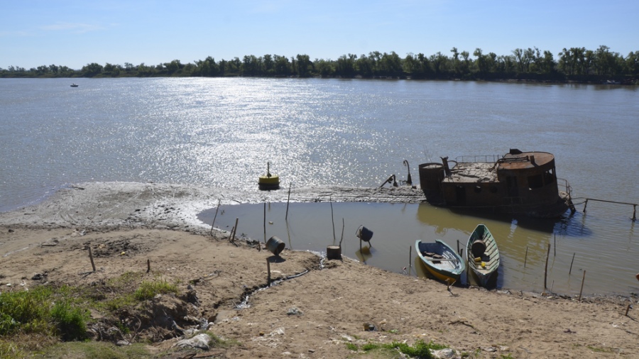 bajante rio parana