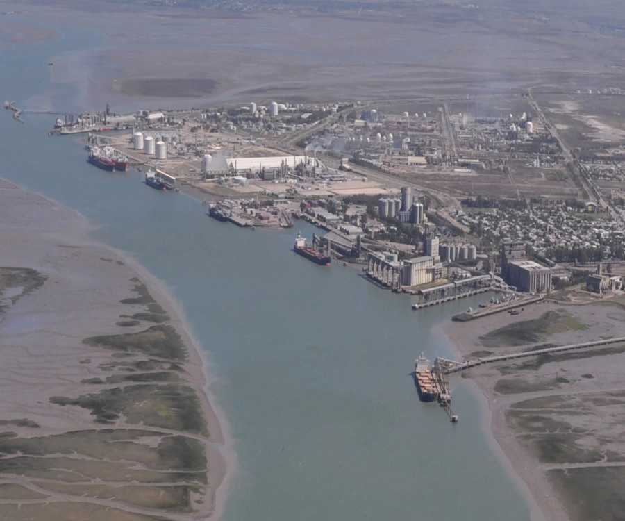 canal acceso puerto bahia blanca