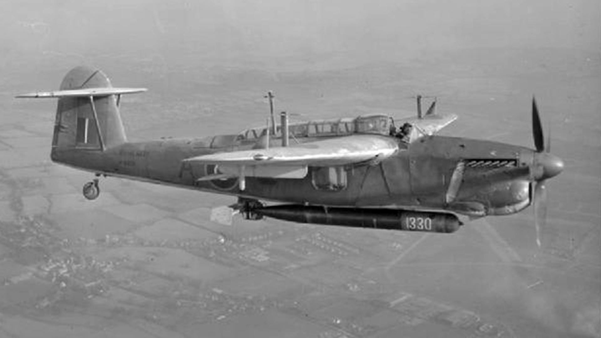 torpedero barracuda en vuelo