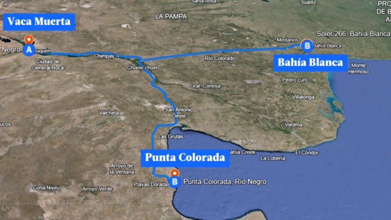 mapa bahia blanca punta colorada