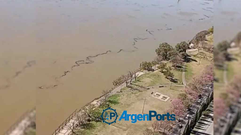 mancha aceite rio parana buque