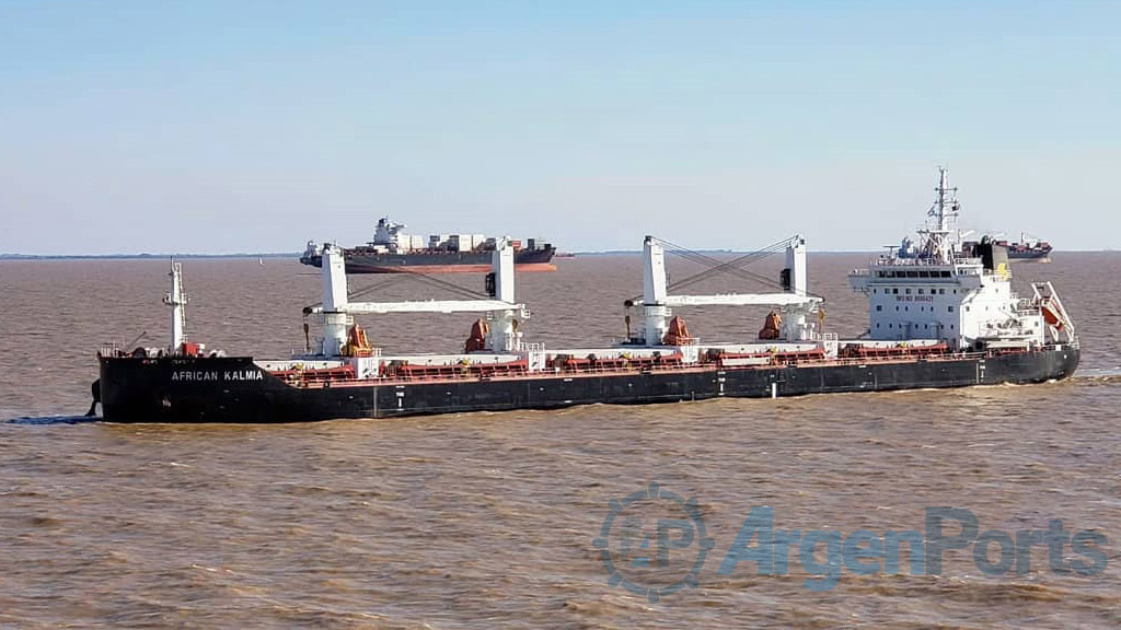 buques en el rio de la plata