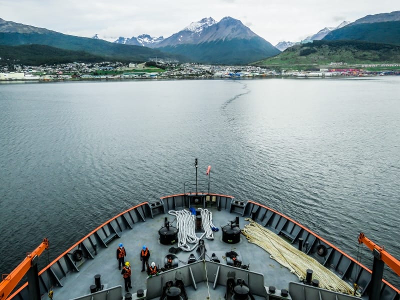 llegada a ushuaia del irizar